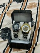 Chain Gents Round Stainless Steel Watch (Without Box)