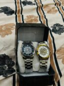 Chain Gents Round Stainless Steel Watch (Without Box)