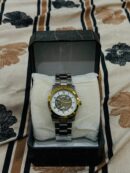 Chain Gents Round Stainless Steel Watch (Without Box)