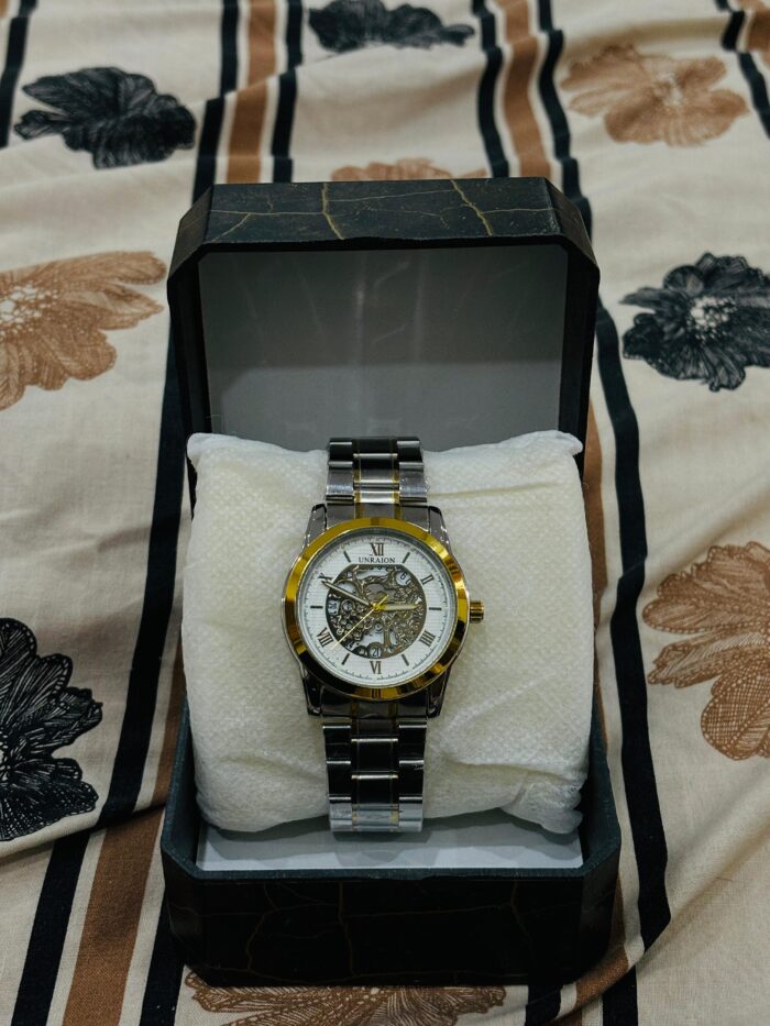 Chain Gents Round Stainless Steel Watch (Without Box) - Image 6