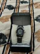 Chain Gents Round Stainless Steel Watch (Without Box)