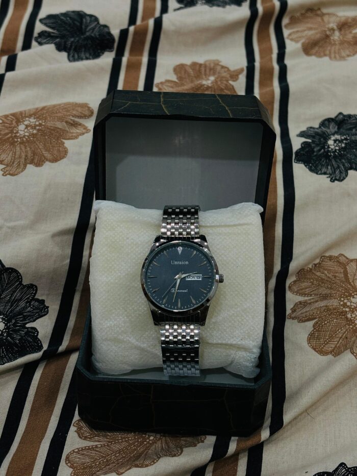 Chain Round Gents Stainless Steel Watch (without Box) - Image 4