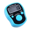 Finger Counter, Digital Tasbeeh, Digital Hand Tally Counter with LED Light (Random Color)