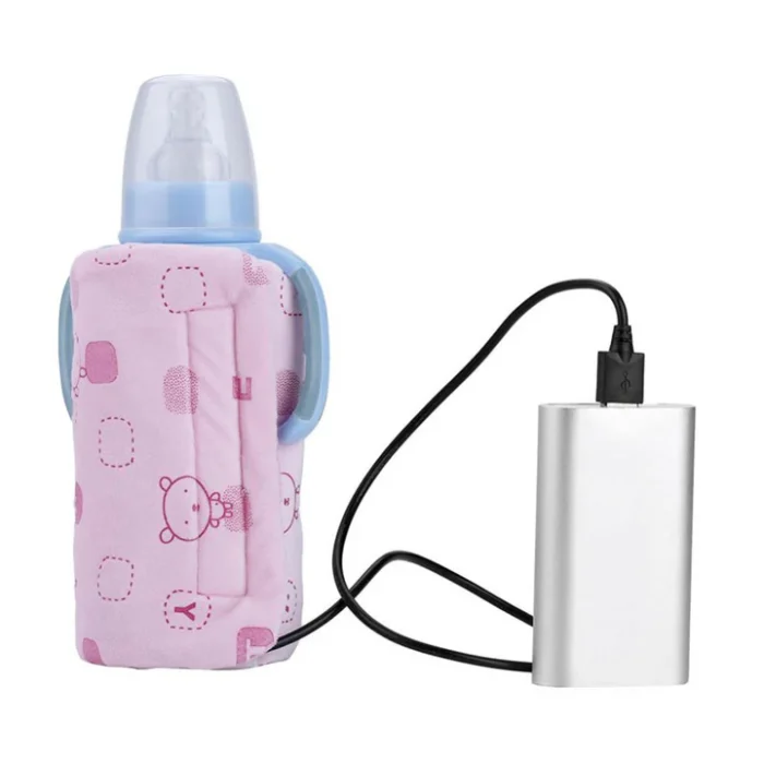 Baby Feeder Warmer Bag (Portable Travel Milk Warmer) (Random Color) - Image 9