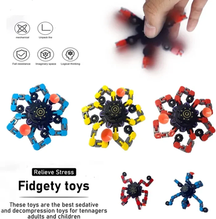 Spider Stress Reliver Spinner (Random Color) - Image 2