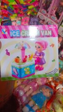 Cute Doll Ice Cream Cart With Music & Lights