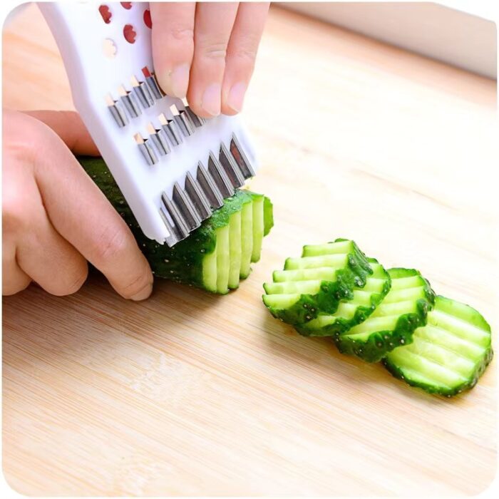 Multifunctional fruit Vegetables Peeler Grater Shredder Cutter - Pack of 3 (Random color) - Image 9