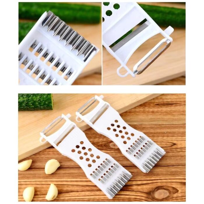 Multifunctional fruit Vegetables Peeler Grater Shredder Cutter - Pack of 3 (Random color)