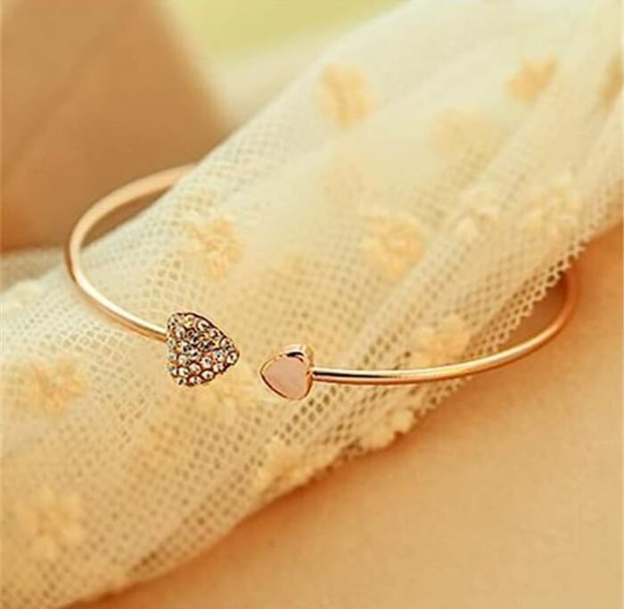 Double Hand love Bracelet Color Rose Gold - Image 2