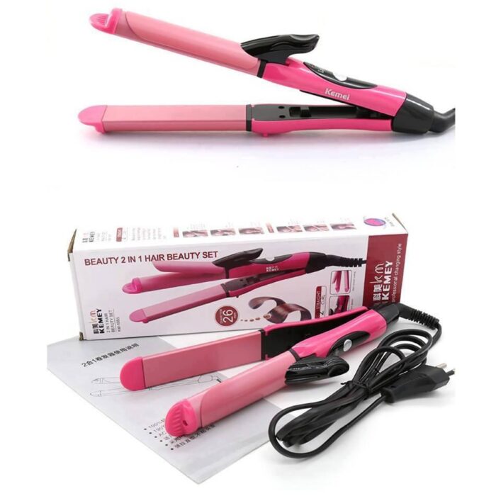 2in1 Hair Straightener and Curling Rod for effortless styling - Image 2