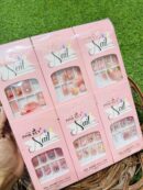 Pink Key STONES WORK NAILS Nails - Party, Wedding Nails (Random Design & Color)