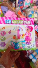 Cute Doll Ice Cream Cart With Music & Lights