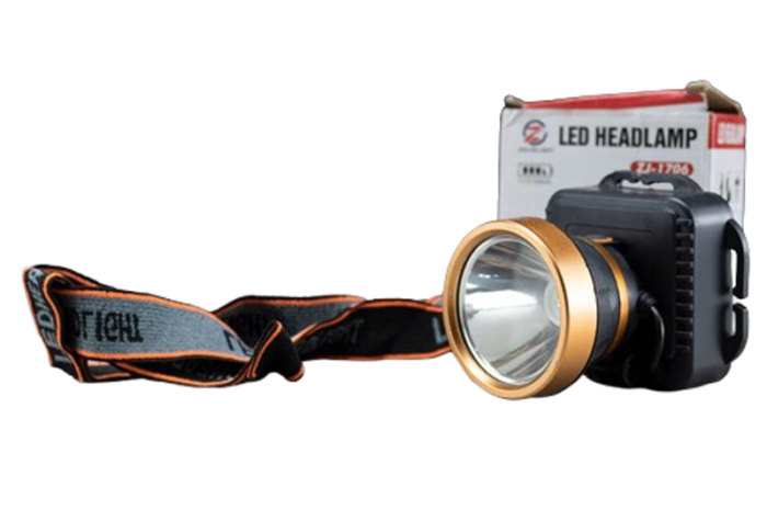 LED Head Lamp with 90° Degree Lighting angle adjustment For Fishing, Hunting, Camping, Cycling, Forearm Equipment – Model: ZJ-1706 3W