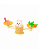 Rabbit Carrot Math Balance Toy Set,educational tool Preschool Shape Matching Toys Carrot Counting Game