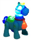 Walking Musical Pony Horse - Lights and Sounds - Interactive Kid Fun Toy (Random color)