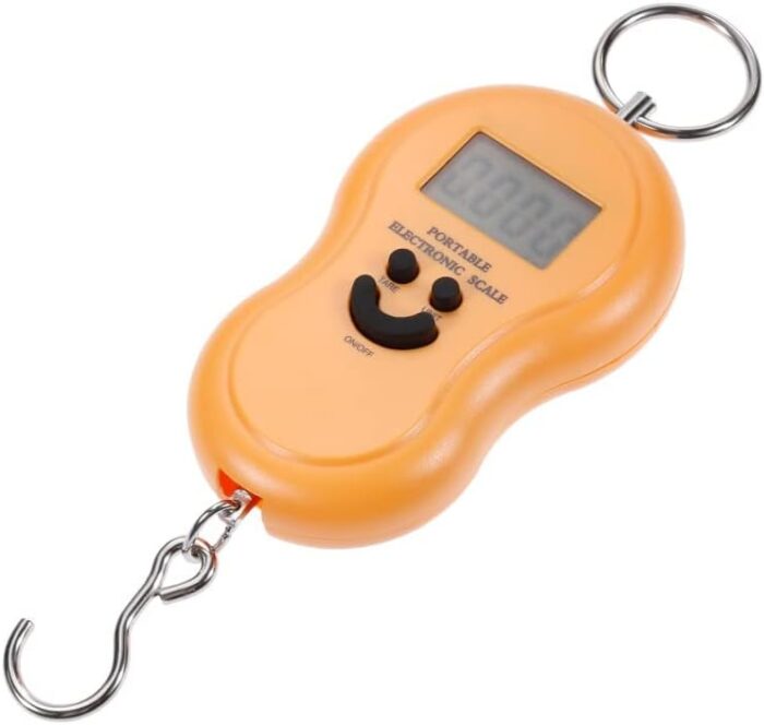 Utility Luggage Scale 50Kg Mini Digital Scale for Fishing Luggage Travel Weighting Kitchen Steelyard Hanging Electronic Hook Scale Weighing(random color) - Image 4