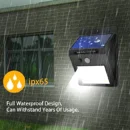 Solar Motion Sensor Led Light | Security Night Lamp For Home Outdoor / Garden Wall