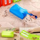 Handheld Carpet Table Crumb Sweeper Plastic Dual Brush Cleaner Collector Roller (random color)