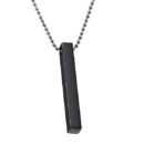 Boys Bar Necklace Pack Of 2  Materials Stainless Steel