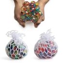 Mesh Stress Balls Squeeze Toys for Hand Therapy Relief, Squishy Relief Toys to Help Anxiety,Autism,Ideal Gift - Pack of 6 (Random color)