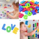 36pcs Eva Alphabets + Numbers Baby Bath Toy for childrens