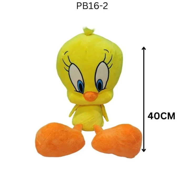 Soft Tweety Bird Plushie's Stuffed Sitting toy. Best gift for your kids & Living room decorations - 40cm - Image 2