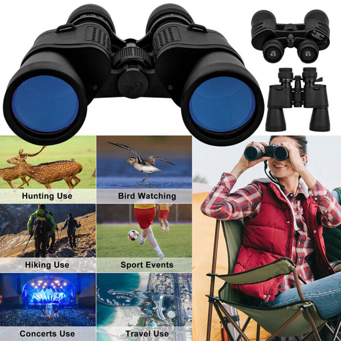 100x180 High Power Auto Focus Binoculars BAK4 Hunting Monoculars Night Vision (Random Color) - Image 11