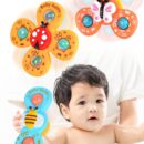 Baby Rattle 3Pcs/Sealed Bag 3x Baby Spinner Cartoon Toys  Spinning (random )