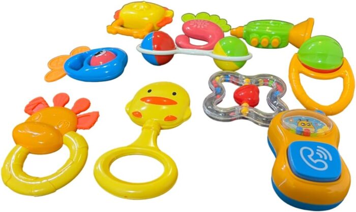 My Baby Rattles Set (12 Pcs) New-born Hand Bells Baby Toys 0-12 Months(random ) - Image 2