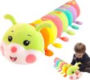 110 Cm - Caterpillar Figures Plush Toy - Stuffed Charm Caterpillar Pillow Toy | Colorful Figure Sleeping Plush Toy