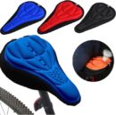 Bicycle Saddle Seat Cover  Soft GEL Foam Pad Padded Breathable Non-slip (Random color)