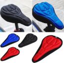 Bicycle Saddle Seat Cover  Soft GEL Foam Pad Padded Breathable Non-slip (Random color)