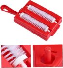 Handheld Carpet Table Crumb Sweeper Plastic Dual Brush Cleaner Collector Roller (random color)