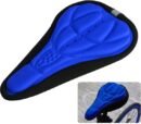 Bicycle Saddle Seat Cover  Soft GEL Foam Pad Padded Breathable Non-slip (Random color)