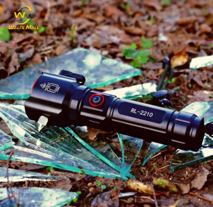 super Powerful 2-in-1 Emergency Flashlight torch & Charging Bank Waterproof LED 2210long range flashlight - Image 4