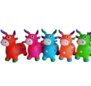 Kids Music Animal Jumbo Inflatable Air PVC Hopper Jumping Toy - Reindeer, Cow, Horse (Random color)