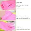 Dishwashing Rubber Gloves Non-Slip Household Laundry Kitchen Cleaning Gloves - Pair (Random color)