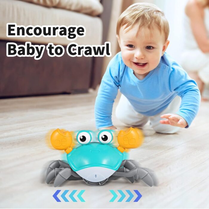 Crawling Crab Baby Toy (random)