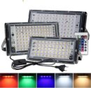 RGB Led Waterproof Flood light | Outdoor Lighting for Christmas, Halloween, Stage, Garden, Party - 50W