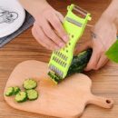 Multifunctional fruit Vegetables Peeler Grater Shredder Cutter - Pack of 3 (Random color)