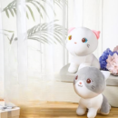 Cute Soft Cat Sitting Stuff Toy / Plush Toy | Cat Stuffed Animals - 25 CM (random Color)