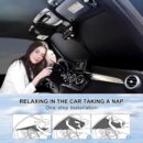 Windshield Car Sunshade, Sun Visor Protector, Foldable Front Window Sunshade Umbrella, Heat Insulation Protection