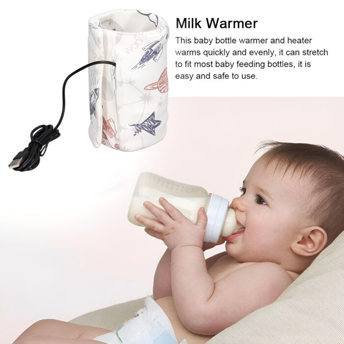 Baby Feeder Warmer Bag (Portable Travel Milk Warmer) (Random Color) - Image 2