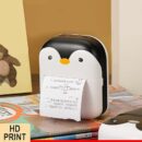 The Adorable Penguin Design Rechargeable Portable Mini Printer (random color)