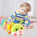 110 Cm - Caterpillar Figures Plush Toy - Stuffed Charm Caterpillar Pillow Toy | Colorful Figure Sleeping Plush Toy