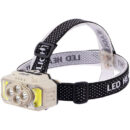 USB Rechargeable LED Miner's Headband Flashlight Lighted with Sensor Camping Work Light HX-815S / G75-040B5