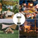 BLUETOOTH SPEAKER CAMPING LIGHTS YD-2312 / Rechargeable Camping Lantern, Waterproof Outdoor Lamp / Fishing Hiking Emergency