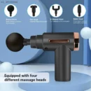 MGE-006-1 Mini Fascia MASSAGE GUN | Handheld Muscle Deep Tissue Percussion Muscle Massager Gun (Random color)