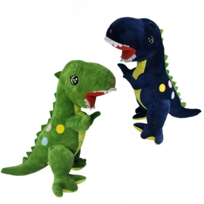 Dinosaur Plush Toy, Dragon Rex Plush Toy, Dinosaur Doll Stuffed Toy - 30 Cm  (random color)