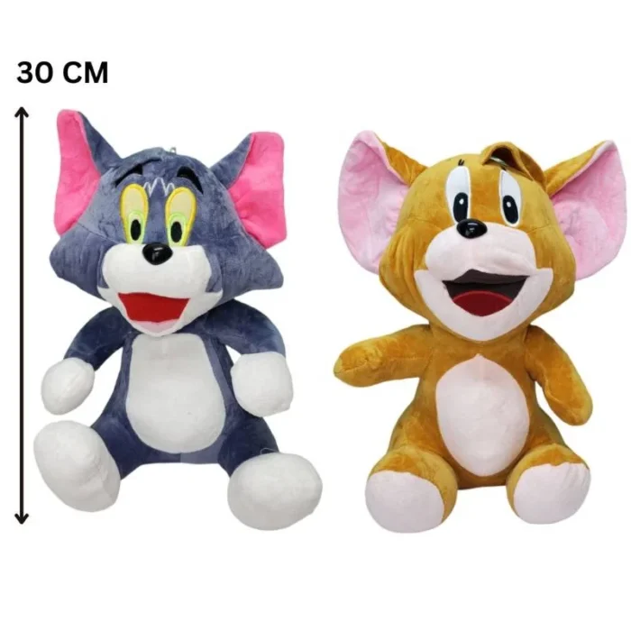 The Naughty Tom & The Clever Jerry  Soft Stuffed Cat Mouse Plush Toy for Kids Boys & Girls - 30 / 50 CM - Image 2